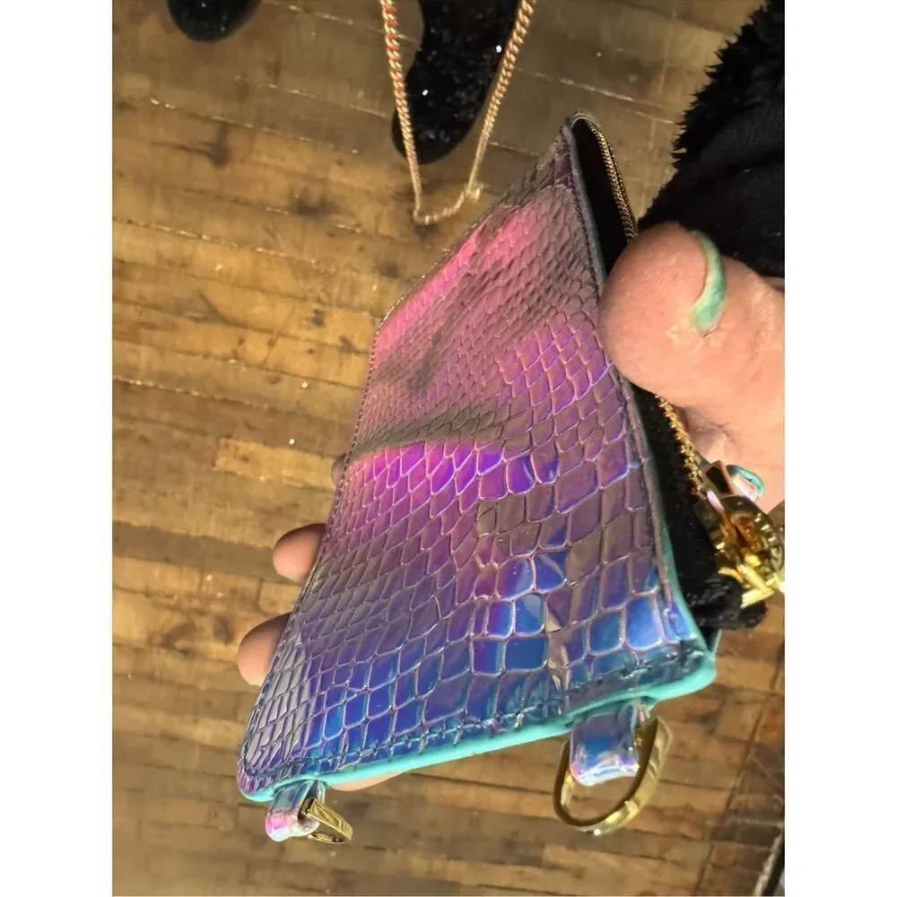 Bandolier Ariel pearl iridescent crossbody pouch/bag purse
